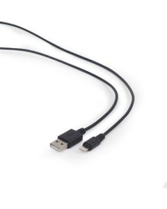 GEMBIRD CABLEXPERT Kabel USB 2.0 Lightning (IP5 a vyšší) nabíjecí a synchronizační kabel, 2m, černý