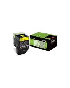 Toner Lexmark 80C20Y0, žlutý
