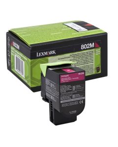 Toner Lexmark 80C20M0, purpurový