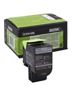 Toner Lexmark 80C2SK0, černý