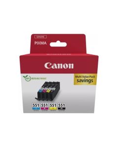 Sada inkoustů Canon CLI-551, 4 barvy