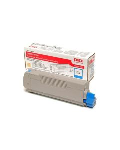 Toner OKI 43381907, azurový