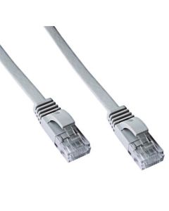 DATACOM Patch cord UTP CAT6 1m šedý FLAT plochý