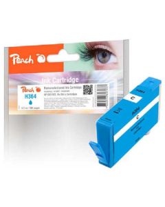 PEACH kompatibilní cartridge HP No.364, new chip, cyan, 6,2ml