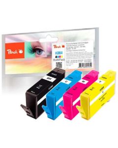 PEACH kompatibilní cartridge HP No.364, new chip, MultiPack, 1x9, 3x6.2 ml