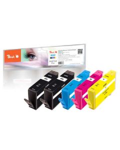 PEACH kompatibilní cartridge HP No.364 new chip MultiPack Plus, 2x9 ml, 3x6.2 ml
