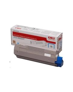 Toner OKI 46490607, azurový
