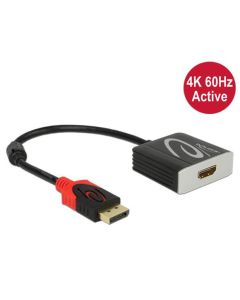 Delock Adaptér Displayport 1.2 samec > HDMI samice 4K 60 Hz aktivní