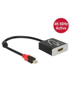 Delock Adaptér mini Displayport 1.2 samec > HDMI samice 4K 60 Hz aktivní