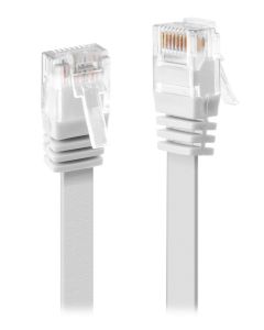 XtendLan Patch kabel Cat6 UTP 5m - bílý plochý