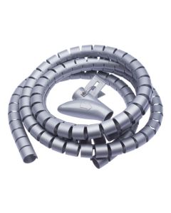 CONNECT IT trubice pro vedení kabelů WINDER, 2,5m x 20mm, šedá