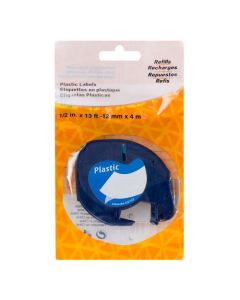 PRINTLINE kompatibilní páska s DYMO 59425, 12mm, 4m, černý tisk/zelený podklad, LetraTag, plastová