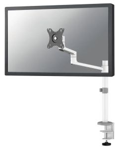 Neomounts DS60-425WH1 /Držák displeje/na stůl/17-27"/svorka+průchodka/3čepy/VESA 100X100/nosn.8kg/1 displej/bílý