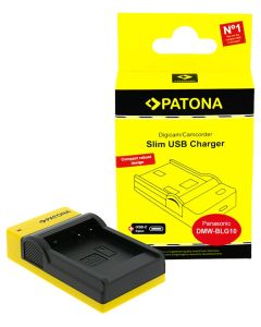 PATONA nabíječka Foto Panasonic DMW-BLG10 slim, USB-C