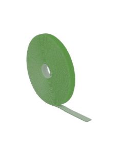Delock Hook-and-loop fasteners L 10 m x W 13 mm roll green