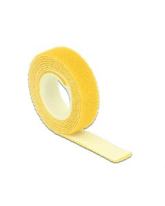 Delock Hook-and-loop fasteners L 1 m x W 13 mm roll yellow