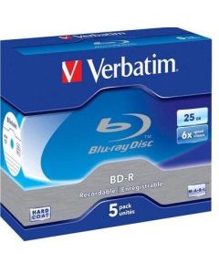 VERBATIM BD-R SL DataLife 25GB, 6x, jewel case 5 ks