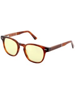 GUNNAR kancelářske/herní brýle  TIOGA MAROON/ROSEWOOD jantarová skla MINERAL BLF 65 GUNNAR focus