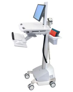 ERGOTRON StyleView® Cart with LCD Pivot, SLA Powered, pojízdný vozík s napájením, držák pro LCD, klávesnice, scanner