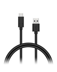 CONNECT IT Wirez USB C (Type C) - USB, tok proudu až 3A !,černý, 1 m