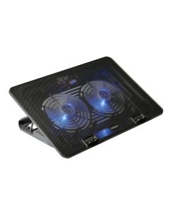 EVOLVEO A101, chladicí podstavec pro notebook, pro ntb až 17", 2x ventilátor, regulace otáček, posvícení, USB