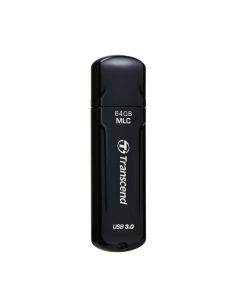 Transcend 64GB JetFlash 750, USB 3.0 flash disk, MLC, LED indikace, černý