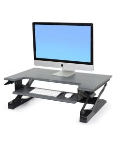 ERGOTRON WorkFit-T, Sit-Stand Desktop Workstation (black), pracovní plocha na stůl k stání i sezení