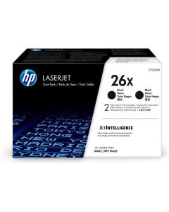 HP toner 26X/Black/2x9000 stran/2-pack