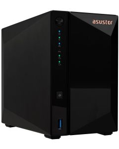 Asustor NAS AS3302T v2   2x 3,5" SATA,Realtek RTD1619B 1.7GHz, 2GB, 2.5GbE x1, USB3.2 Gen1 x3, WOW (Wake on WAN)
