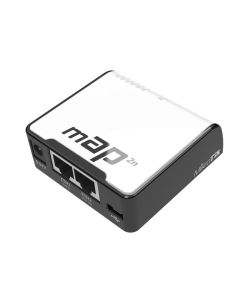 MikroTik RouterBOARD RBmAP2nD, RouterOS L4, 2xLAN, plast. krabice, napájecí adaptér