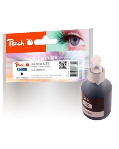 PEACH kompatibilní cartridge Brother CISS BT6000, černá pigment, PI500-180,  100ml
