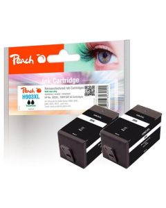 PEACH kompatibilní cartridge HP No. 903XL, černá, Twin-Pack
