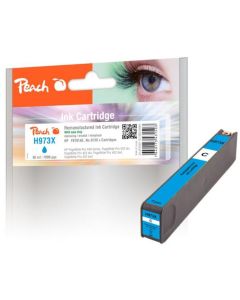 PEACH kompatibilní cartridge HP No. 973X, azurová, F6T81AE, 85ml