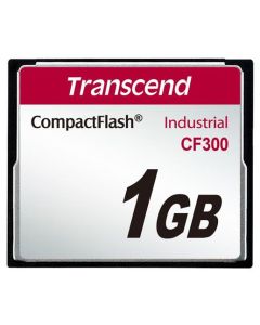 Transcend 1GB INDUSTRIAL CF300 CF CARD, high speed 300X paměťová karta (SLC)