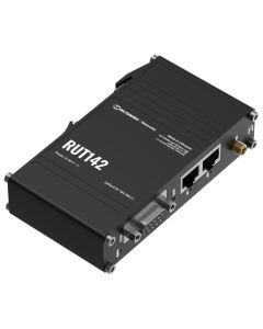 Teltonika RUT142 průmyslový router, 2x Eth 10/100, RS232, Wi-Fi