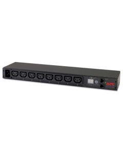 APC Rack PDU, Metered, 1U, 16A, 208/230V, C20 -> (8) C13