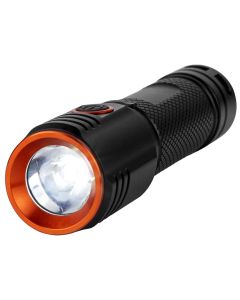 NEDIS LED svítilna/ napájení z baterie/ 3,7 V DC/ 20 W/ 2000 lm/ dosah 180 m/ černá