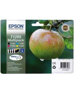 EPSON cartridge T1295 (black/cyan/magenta/yellow) multipack (jablko)