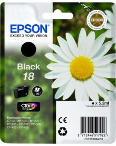 EPSON cartridge T1801 black (sedmikráska)