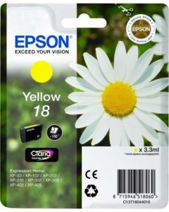 EPSON cartridge T1804 yellow (sedmikráska)