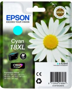 EPSON cartridge T1812 cyan (sedmikráska) XL