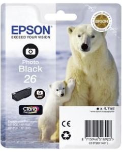 EPSON cartridge T2611 photo black (lední medvěd)
