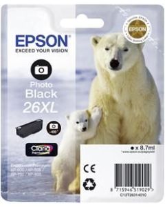 EPSON cartridge T2631 photo black (lední medvěd) XL