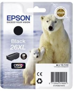 EPSON cartridge T2621 black (lední medvěd) XL