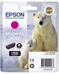EPSON cartridge T2633 magenta (lední medvěd) XL