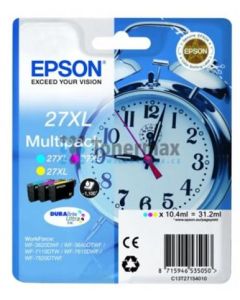 EPSON cartridge T2715 (cyan/magenta/yellow) multipack (budík) XL