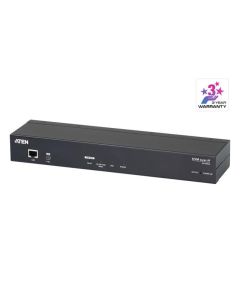 ATEN 1-Local/Remote Share Access Single Port VGA KVM over IP Switch with Single Outlet Switched PDU (1920 x 1200)