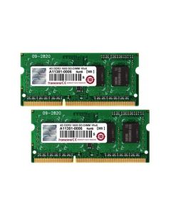 Transcend SODIMM DDR3 8GB KIT(4GBx2), 1600MHz 1Rx8 pro Apple iMac