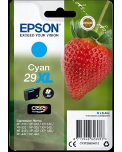 EPSON cartridge T2992 cyan (jahoda) XL