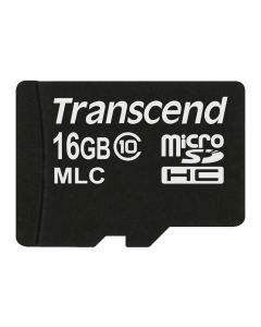Transcend 16GB microSDHC (Class 10) MLC průmyslová paměťová karta (bez adaptéru), 20MB/s R, 16MB/s W